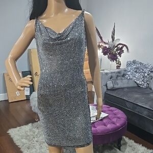 Elegant Silver Dress